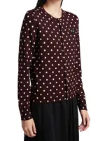 Heart Polka Dot Cardigan