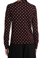 Heart Polka Dot Cardigan