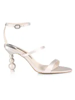 Rosalind Pearl Mid-Heel Sandals