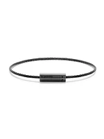 Unisex 5G Brushed Ceramic Cable Bracelet