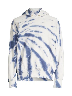 Tie-Dye Cropped Hoodie