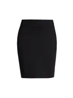 Straight Stretch A-Line Skirt