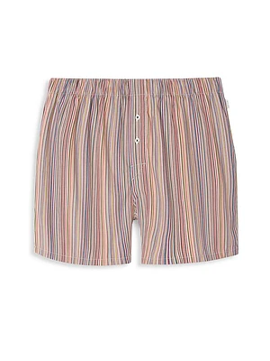 Striped Cotton Boxers