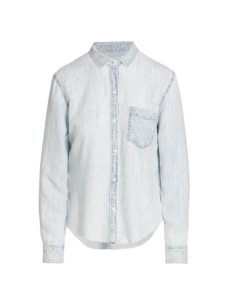 Ingrid Denim Button-Up Shirt