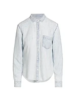 Ingrid Denim Button-Up Shirt