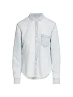 Ingrid Denim Button-Up Shirt