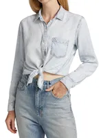 Ingrid Denim Button-Up Shirt