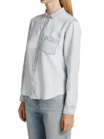 Ingrid Denim Button-Up Shirt