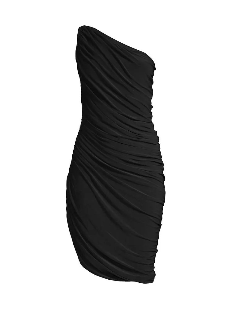 Diana Ruched One-Shoulder Minidress