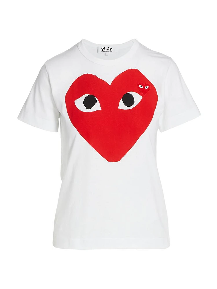 Large Heart Cotton T-Shirt