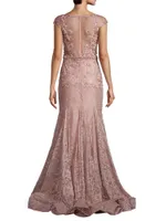 Beaded Lace Gown