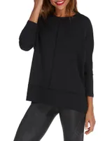 Perfect Length Three-Quarter Dolman-Sleeve Top