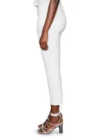 Le High High-Rise Stretch Straight-Leg Jeans