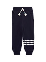 Little Kid's & Waves Jogger Pants