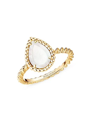 Serpent Bohème 18K Yellow Gold & Mother-Of-Pearl Ring
