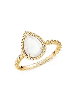 Serpent Bohème 18K Yellow Gold & Mother-Of-Pearl Ring