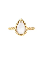 Serpent Bohème 18K Yellow Gold & Mother-Of-Pearl Ring