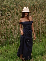 Gardenia Straw Fedora Hat