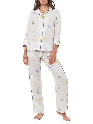 2-Piece Emma Polka Dots Pajama Set