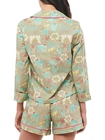 2-Piece Vera Wild Sanctuary Pajama Set