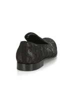 COLLECTION Camouflage Velvet Loafers