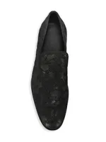 COLLECTION Camouflage Velvet Loafers