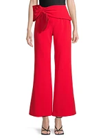 Whitley Bow Wide-Leg Pants