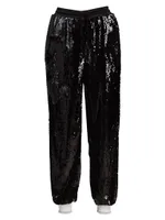 Sequin Track Pants