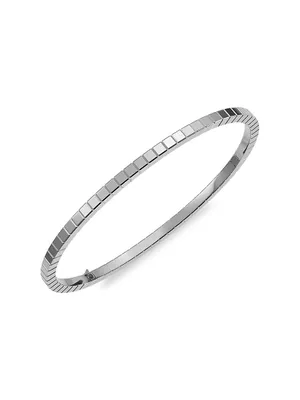 18K White Gold Ice Cube Bracelet