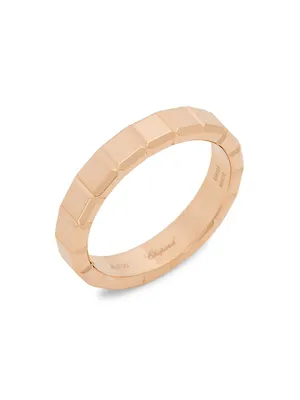 Ice Cube 18K Rose Gold Ring