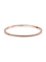 Ice Cube 18K Rose Gold Diamond Bracelet