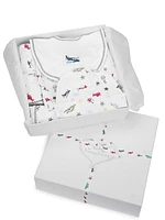 Baby Boy's 5-Piece Airplane-Print Gift Set