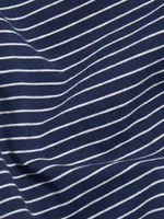 COLLECTION Striped Henley Pajama Top