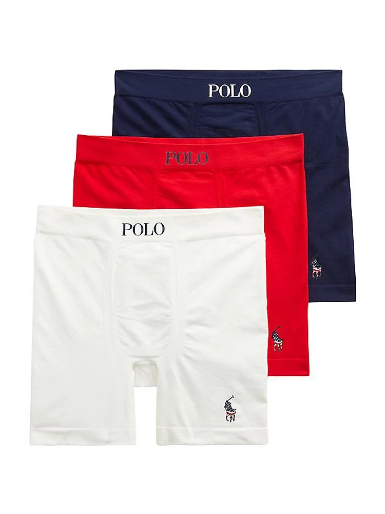 3-Pack Logo Boxer Briefs