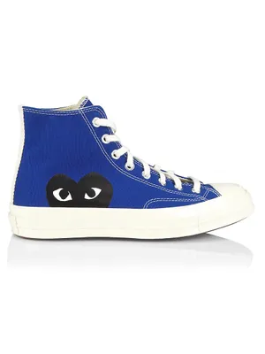 CdG PLAY x Converse Men's Chuck Taylor All Star Single Heart High-Top Sneakers