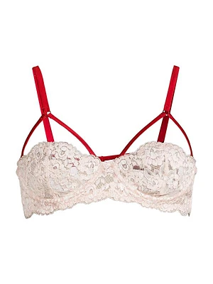 Foxy Lace Half-Cup Bra