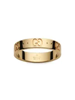 Icon 18K Yellow Gold Thin Band Ring