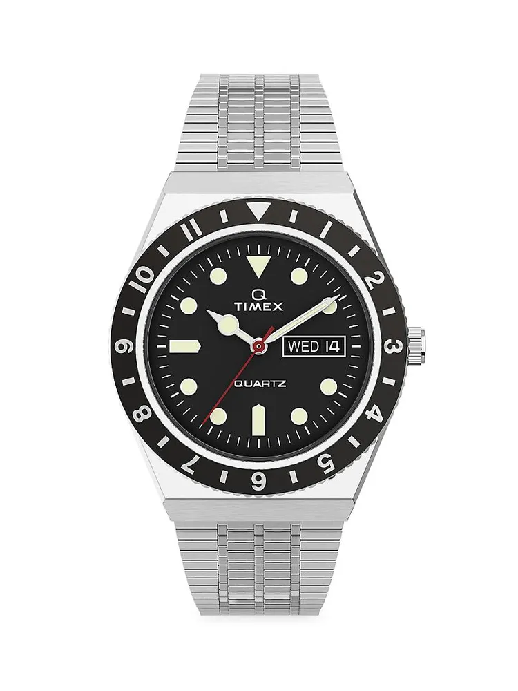 Q Timex Reissue Stainless Steel Bracelet Watch