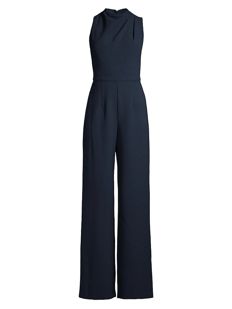 Corinne Sleeveless Flared-Leg Jumpsuit