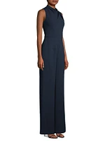 Corinne Sleeveless Flared-Leg Jumpsuit