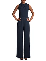 Corinne Sleeveless Flared-Leg Jumpsuit