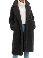 Gertrude Long Teddy Coat