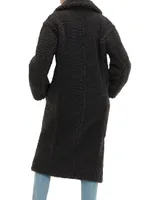 Gertrude Long Teddy Coat