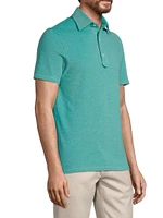 Slim-Fit Cotton Piqué Polo