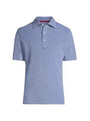 Slim-Fit Cotton Piqué Polo