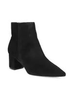 Jeanne 85MM Suede Ankle Boots