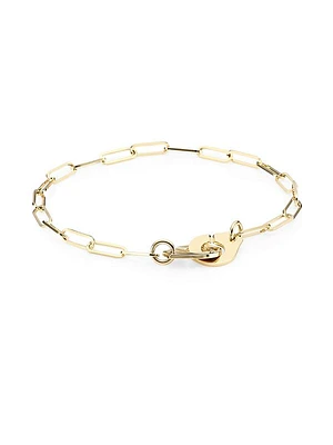 Menottes Dinh Van R10 18K Yellow Gold Chain Bracelet