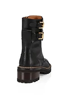 Mallory Leather Combat Boots