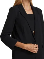 Casual Single-Breasted Blazer