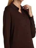 Soft Touch Button-Up Shirt